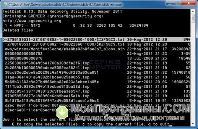 cgsecurity testdisk