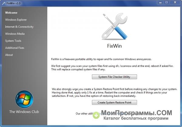 instal FixWin 11 11.1