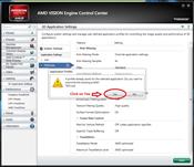 AMD VISION Engine Control Center скриншот 2