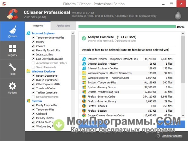 CCleaner Professional 6.13.10517 for windows download