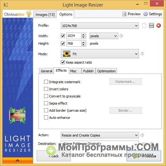 light image resizer free download