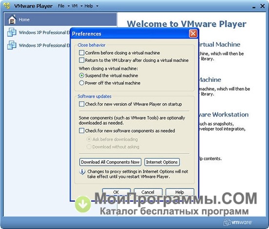 download vmware workstation player free x32