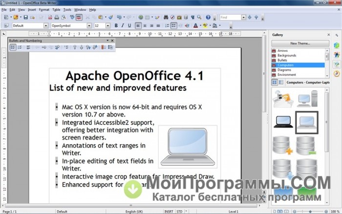 will apache openoffice 4.1.2 work with windows 10