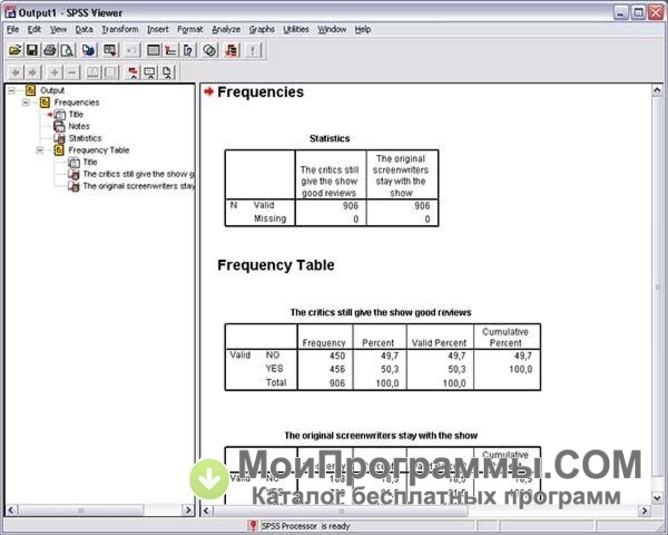 spss version 19.0